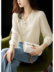OD972: áo len chui đầu cổ chữ V dành cho