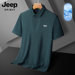 OE379: Áo thun nam polo cỡ lớnlụa băng Jeep Summer dành cho nam
