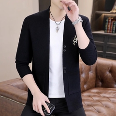 Mã B086: Áo len dệt kim cardigan nam cao cấp