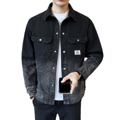 OE081: Áo Khoác Nam Xuân Thu Áo Khoác Denim Dành Cho Nam