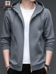 OC333: Áo khoác nỉ nam có mũ trùm đầu nam dài tay thể thao