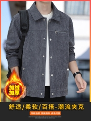 Mã B030: áo khoác Nhung dành cho nam cao cấp