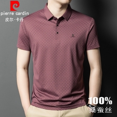 OE869: Áo thun nam tay ngắn áo lụa băng mỏng mùa hè dành cho người trung niên