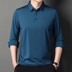 OD234: Áo thun nam ATN dài tay trung niên áo sơ mi cổ polo