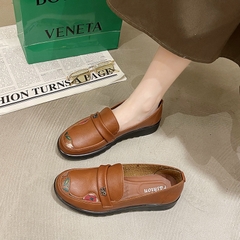 Mã B781: Giày lười da thật trung niên mới