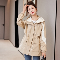 OC936: Áo khoác phối màu thời trang dành cho nữ