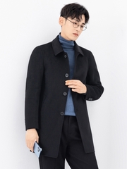 Mã A963: Len hai mặt lót xuống áo khoác cashmere