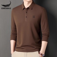 OE276: Áo thun nam cao cấp dài tay thương hiệu Áo thun Polo áo sơ mi nam cao cấp