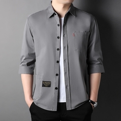 OD355: áo sơ mi nam tay giữa cotton