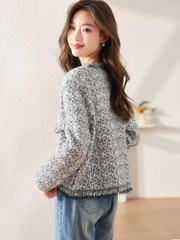 OD839: Áo khoác nữ mùa đông trung niên mới sang trọng cao cấp