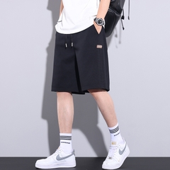 OE850: Quần short waffle quần short thể thao rộng rãi mới cho nam