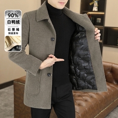 OE072: áo khoác nam cao cấp Slim Fit Plus Nhung Dày
