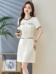 OD616: đầm đẹp suông thiết kế kiểu hàn quốc