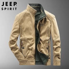 OH156: Áo khoác nam JEEP bằng cotton nguyên chất, hai mặt