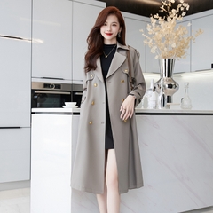 OD621: Áo khoác nữ dáng dài gối thời trang mới kiểu hàn quốc