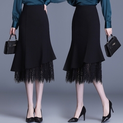 OD219: chân váy dáng dài sang trọng