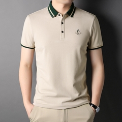 OD303: áo sơ mi nam cao cấp polo cổ phối chất cotton