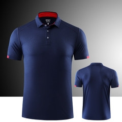 OE284: Áo thun nam cao cấp polo thể thao tay ngắn thoáng khí cỡ lớn mùa hè