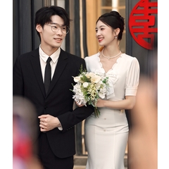 Mã C035: Váy tiệc kiểu Pháp cao cấp nhẹ nhàng sang trọng