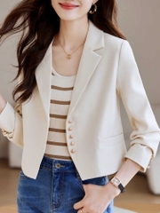 OD689: áo khoác vest nữ cao cấp PC hàn quốc