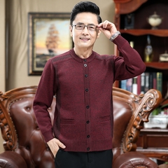 Mã B525: Áo len cardigan nam dành cho trung niên