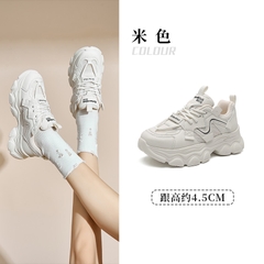 OE878: Giày nữ đơn giản đế bằng gót vừa buộc dây