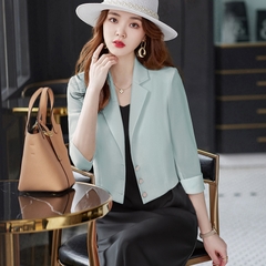 OD076: áo khoác vest nữ dáng ngắn cao cấp