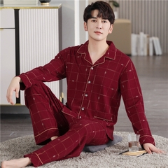 OE487: Bộ đồ ngủ cho nam SPNN cotton quần áo mặc nhà