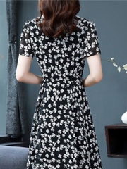 OD481: đầm cao cấp họa tiết thanh lịch