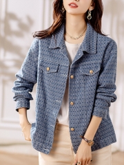 OC919: áo khoác denim thanh lịch cho nữ