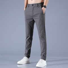 Mã B024: Quần Âu nam Ice Silk ống thẳng phong cách hàn quốc
