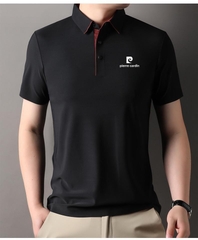 OE663: Áo thun polo ve mới cho nam cao cấp trung niên