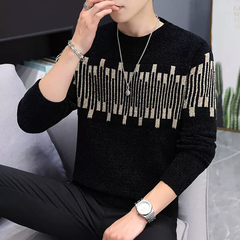 Mã A616: Áo len dệt kim họa tiết hoa mùa thu đông nam phong cách Hàn Quốc