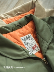 Mã A908: áo khoác nam bomber cotton Mỹ retro