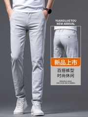 OE792: Quần dài cho nam Quần dài thẳng ôm dáng bằng cotton