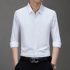 OE280: Áo sơ mi Woodpecker nam cao cấp tay dài công sở không cần ủi áo sơ mi nam cao cấp