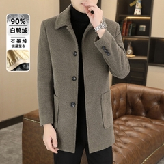 OE072: áo khoác nam cao cấp Slim Fit Plus Nhung Dày