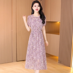 Mã B886: Đầm voan cao cấp dáng dài nhẹ nhàng sang trọng