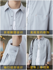 Mã B023: áo khoác sơ mi dài tay dáng rộng hợp thời trang