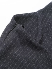 OD118: váy vest sọc xếp ly