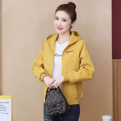 OD921: áo khoác gió nữ có mũ Phong cách hàn quốc