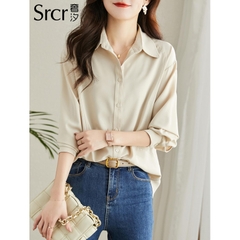 OE406: Áo sơ mi chiffon nữ thiết kế