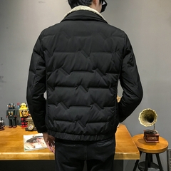 Mã B346: áo khoác nam cổ lông GAHOZ