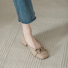 OD440: giày nữ gót vừa mũi giày