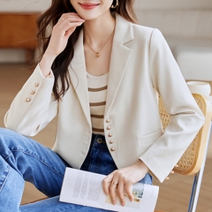 OD689: áo khoác vest nữ cao cấp PC hàn quốc