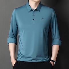 OD234: Áo thun nam ATN dài tay trung niên áo sơ mi cổ polo