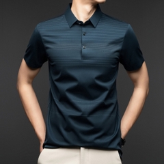OE245: Áo thun polo nam cao cấp atn tay ngắn lụa tơ tằm atn