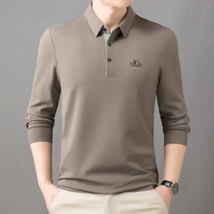 OH181: Áo thun dài tay nam cao cấp, dáng rộng, áo polo