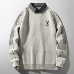 Mã B254: áo khoác cardigan nam cổ chữ V