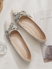 OD184: giày bệt nữ họa tiết